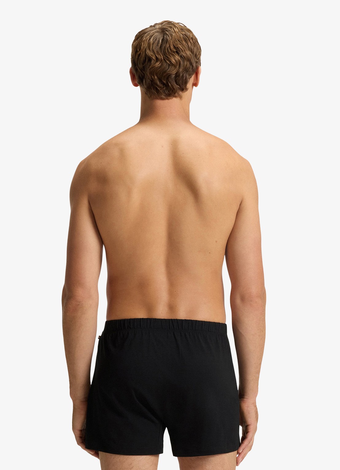 BOSS Boxershorts met logo in 2-pack - achterkant 3 zwart