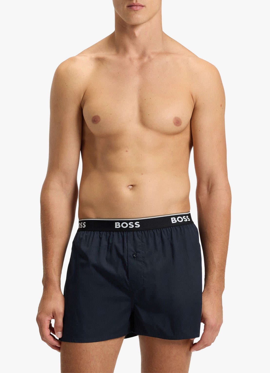 BOSS Boxershorts met logoband in 2-pack - detail 2 blauw