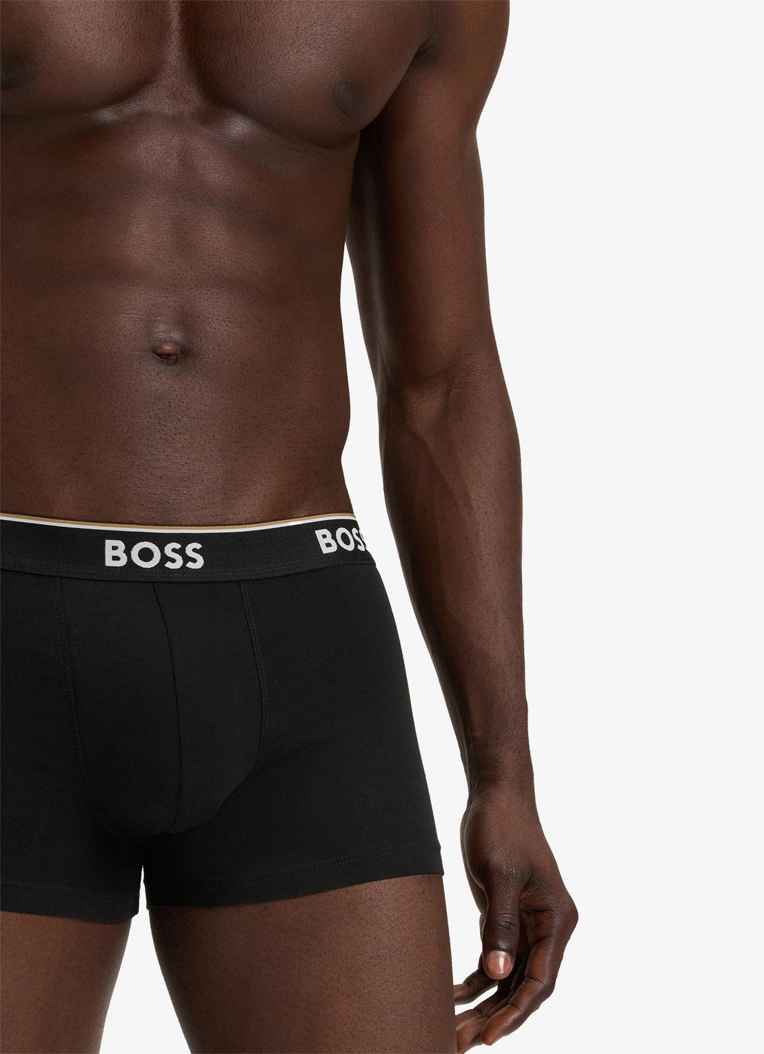 BOSS Boxershorts met logoband in 3-pack - detail 4 diepzwart