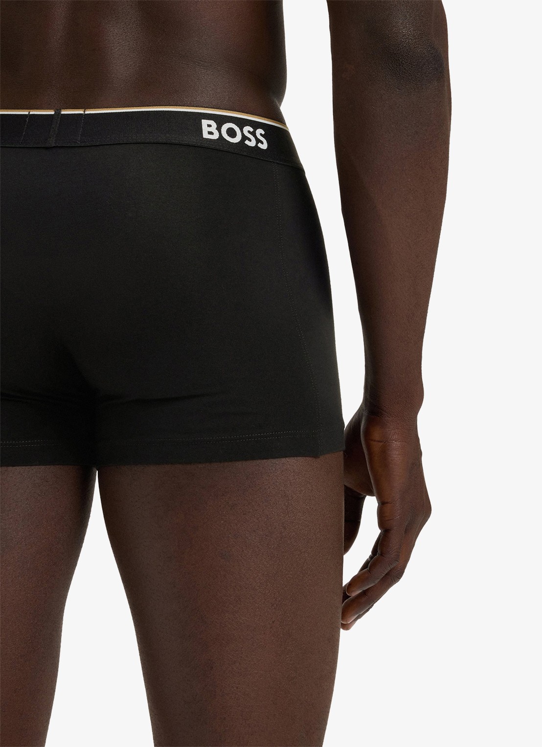 BOSS Boxershorts met logoband in 3-pack - detail 5 diepzwart