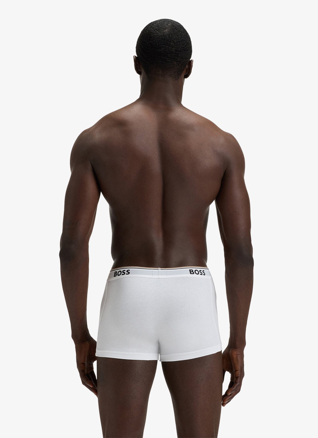 BOSS Boxershorts met logoband in 3-pack - achterkant 3 wit