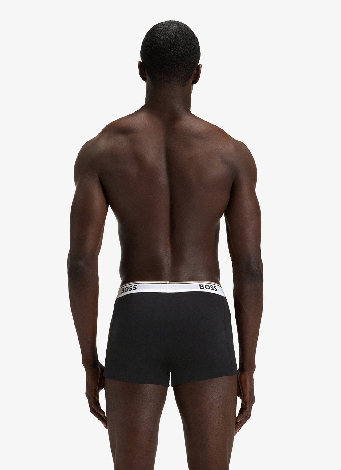 BOSS Boxershorts met logoband in 3-pack - achterkant 5 zwart