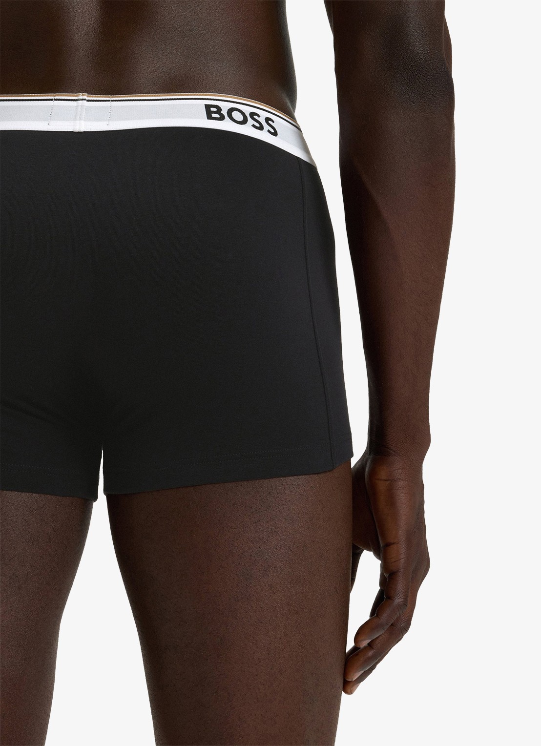 BOSS Boxershorts met logoband in 3-pack - detail 4 zwart