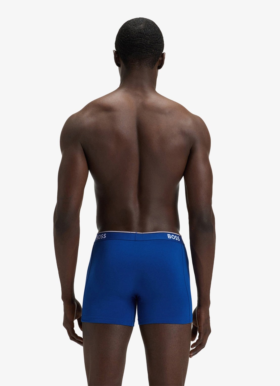 BOSS Boxershorts met logoband in 3-pack - achterkant 3 blauw