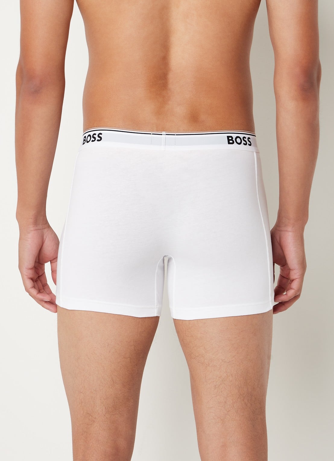 BOSS Boxershorts met logoband in 3-pack - achterkant 4 wit