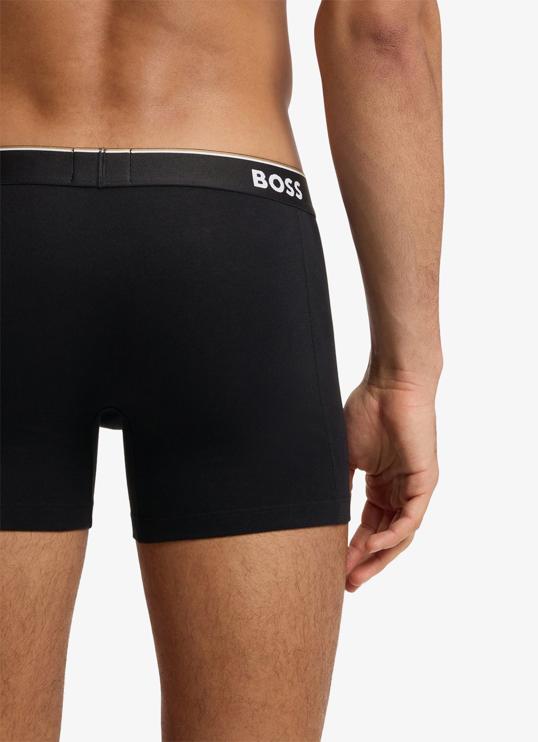 BOSS Boxershorts met logoband in 3-pack - detail 4 grijs