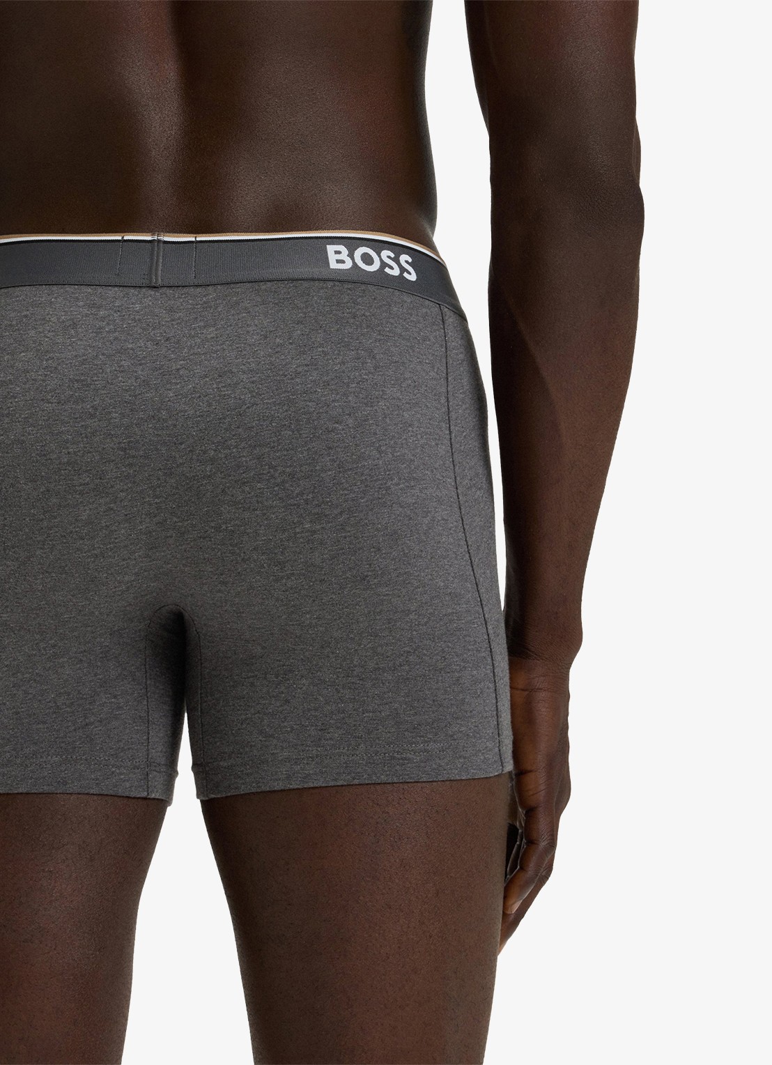 BOSS Boxershorts met logoband in 3-pack - detail 5 grijs