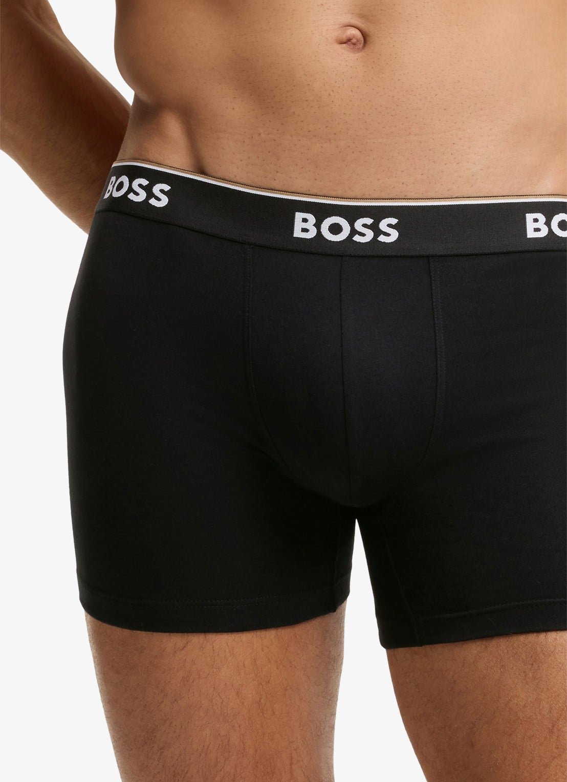 BOSS Boxershorts met logoband in 3-pack - detail 5 grijs