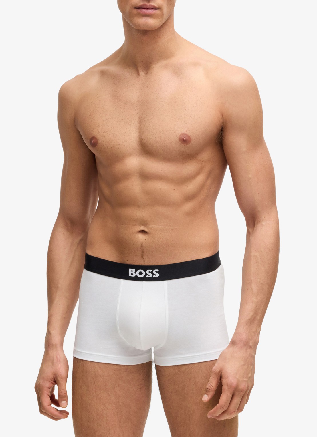 BOSS Boxershorts met logoband in 3-pack - detail 2 wit