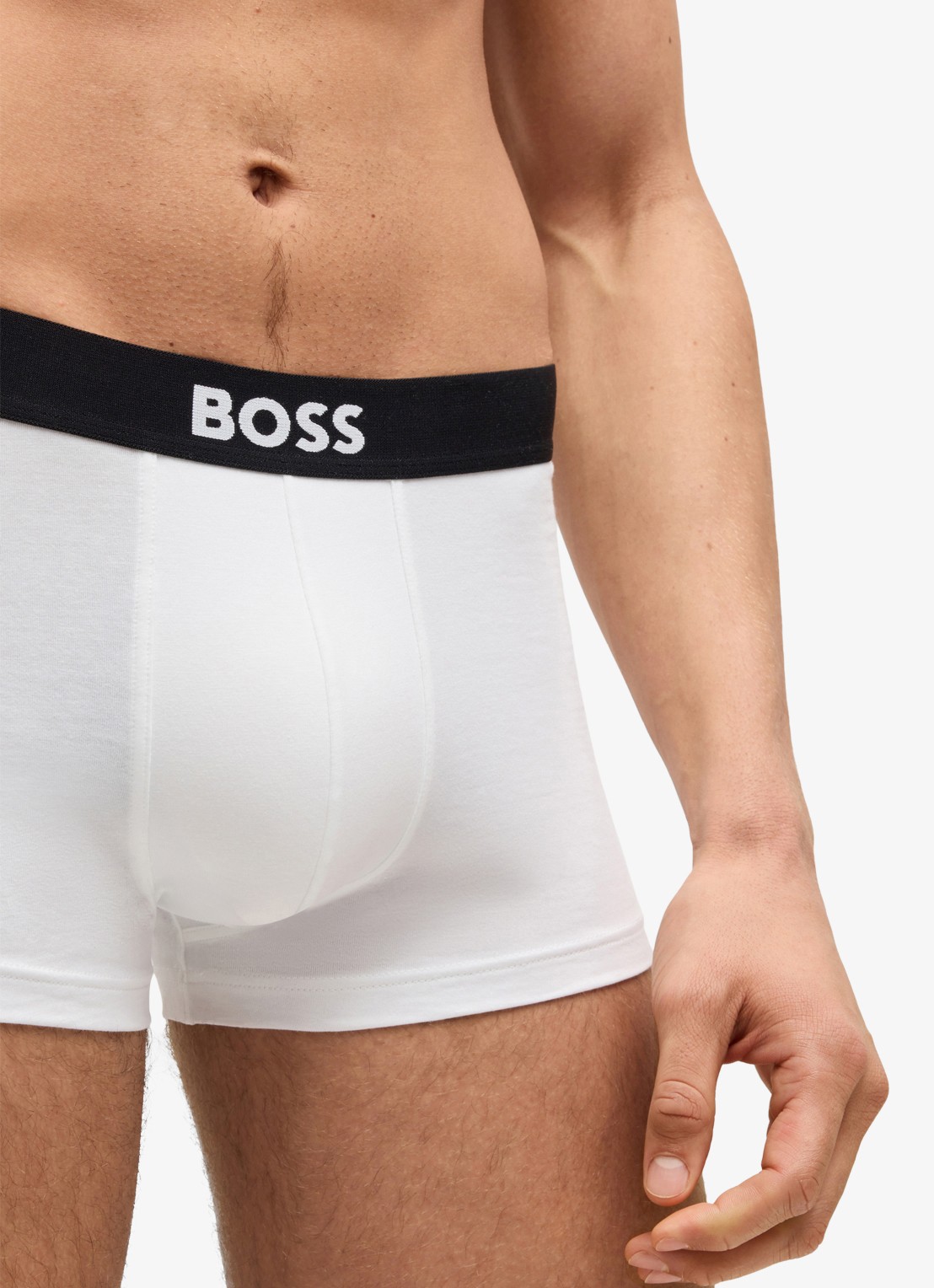 BOSS Boxershorts met logoband in 3-pack - detail 4 wit