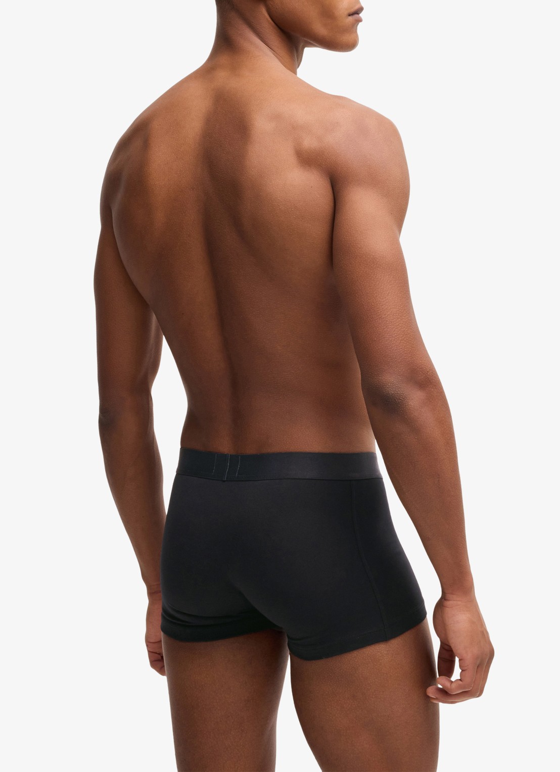 BOSS Boxershorts met logoband in 3-pack - achterkant 3 zwart