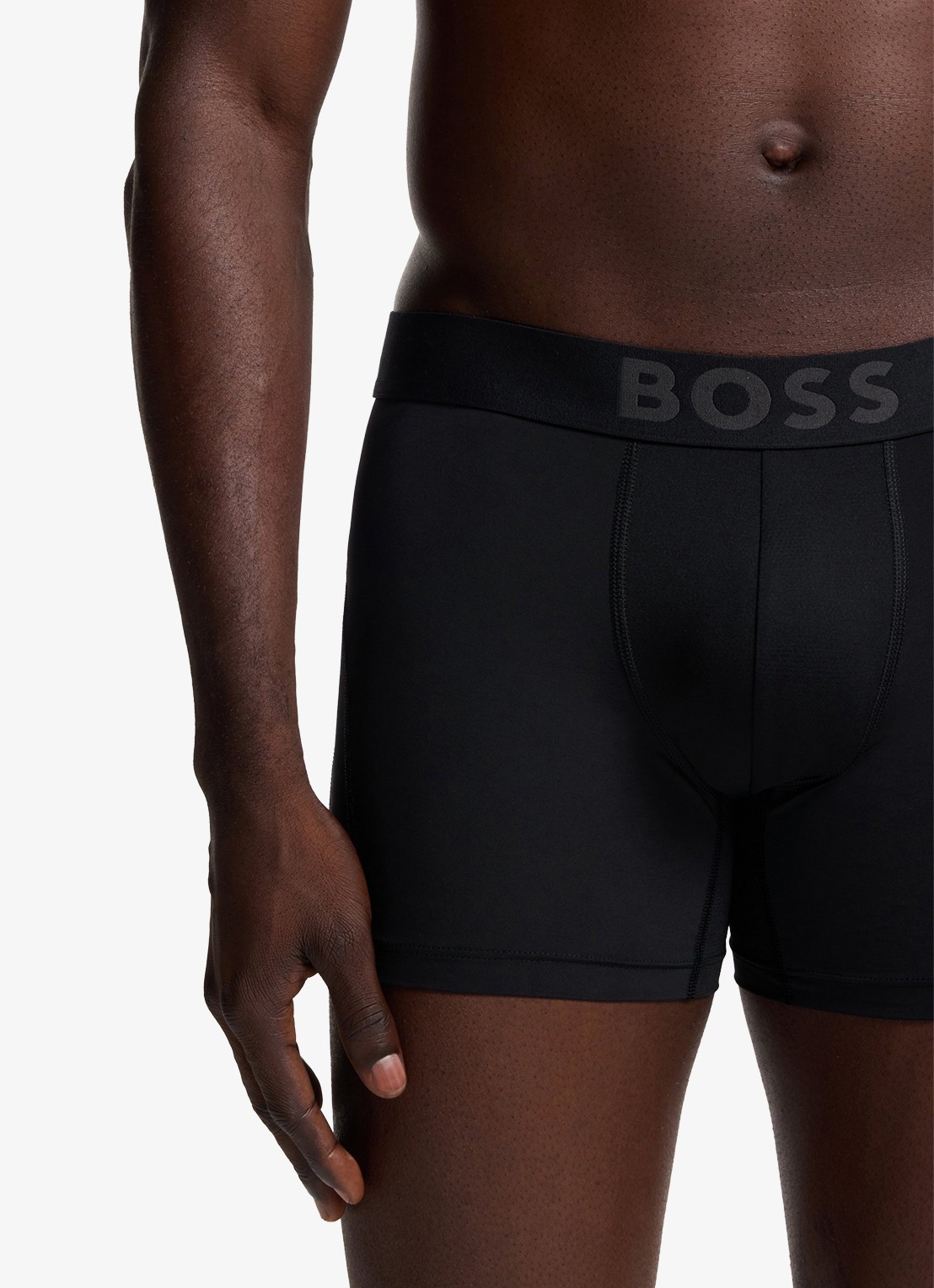 BOSS Boxershorts met logoband in 3-pack - detail 5 zwart