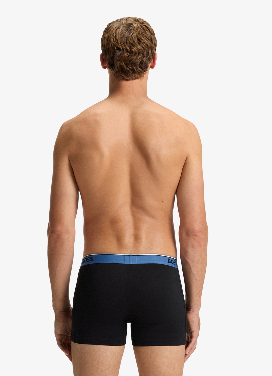 BOSS Boxershorts met logoband in 3-pack - achterkant black-003 / zwart