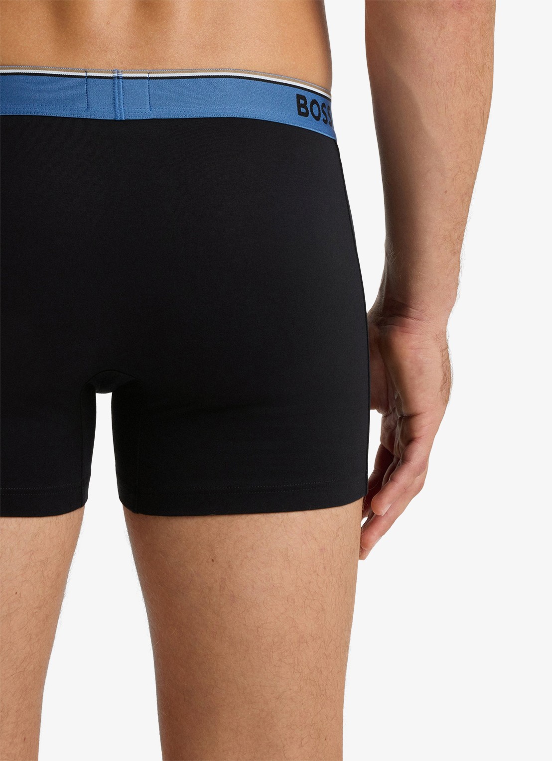BOSS Boxershorts met logoband in 3-pack - detail 3 black-003 / zwart