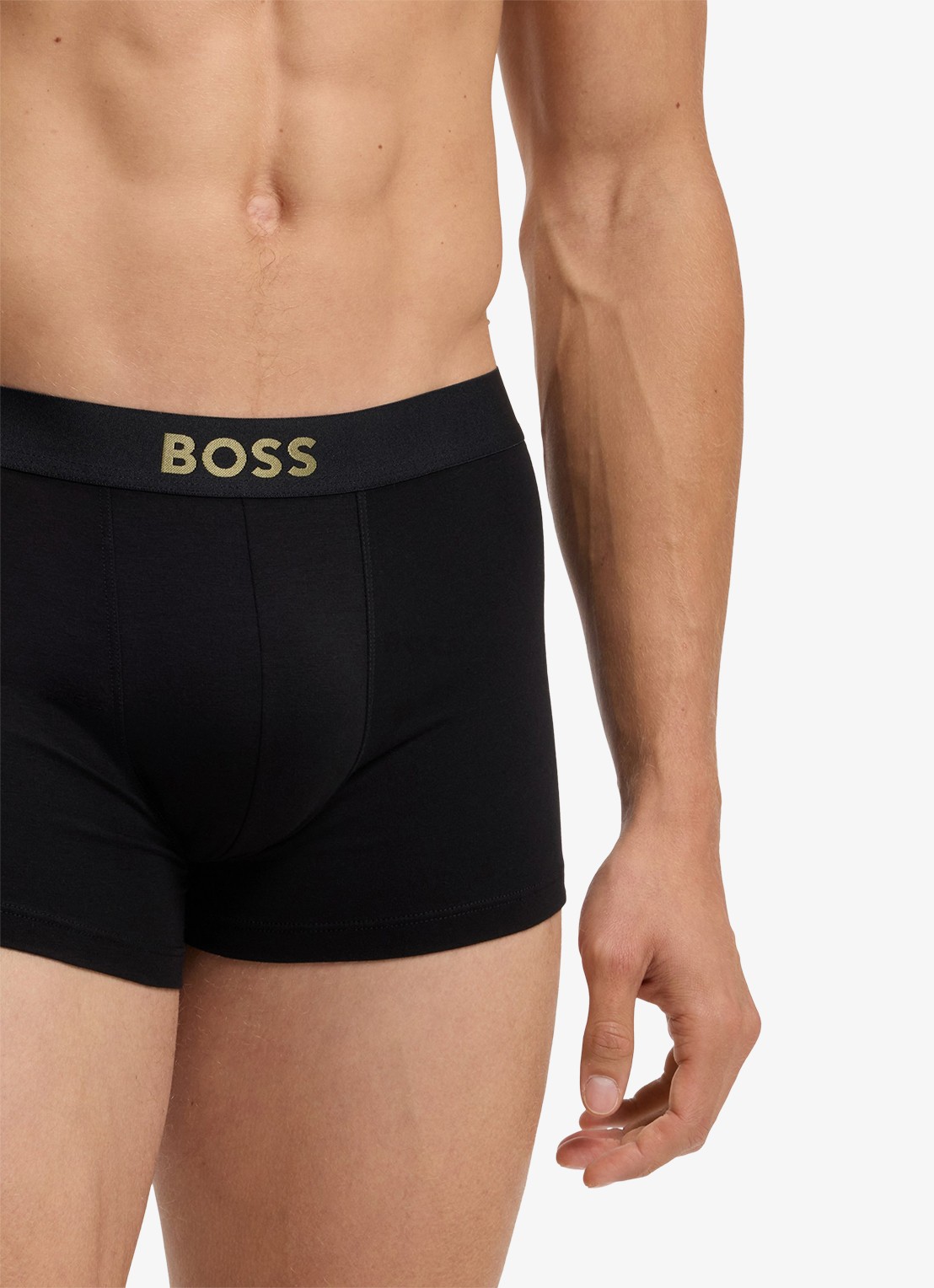 BOSS Boxershorts met logoband in 3-pack - detail 5 zwart