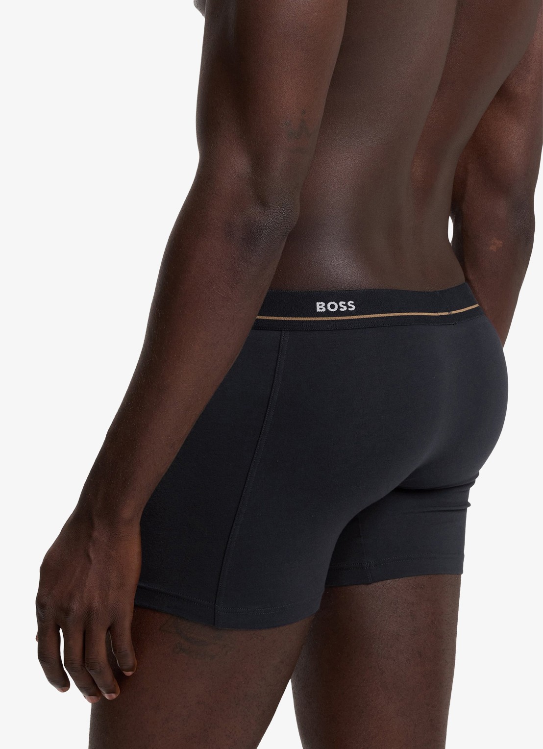 BOSS Boxershorts met logoband in 5-pack - detail 2 donkerblauw