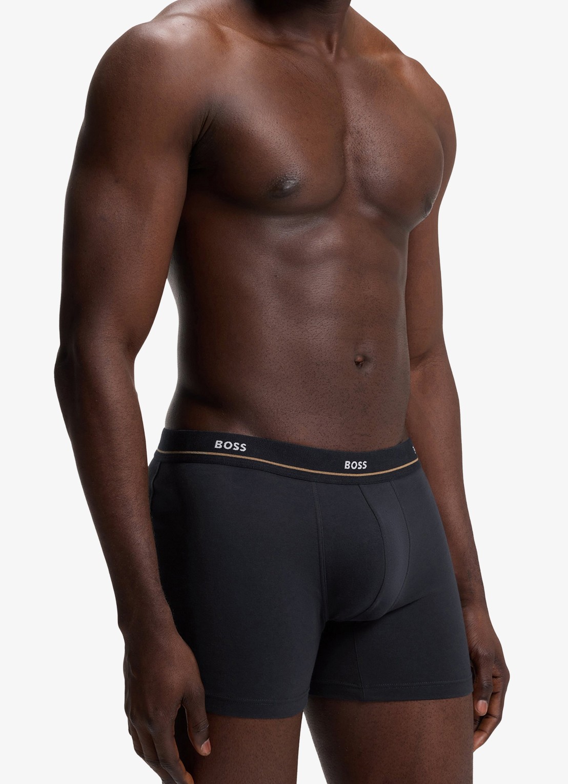 BOSS Boxershorts met logoband in 5-pack - detail 3 donkerblauw