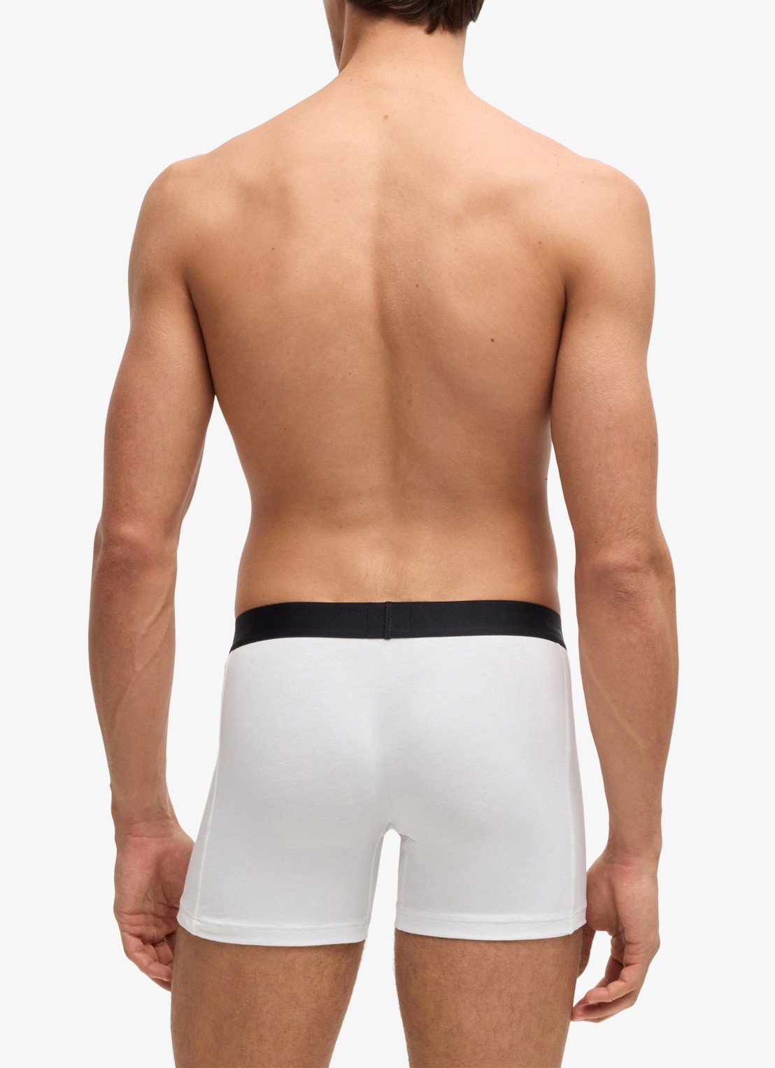 BOSS Boxershorts van  katoen in 3-pack - achterkant 3 wit