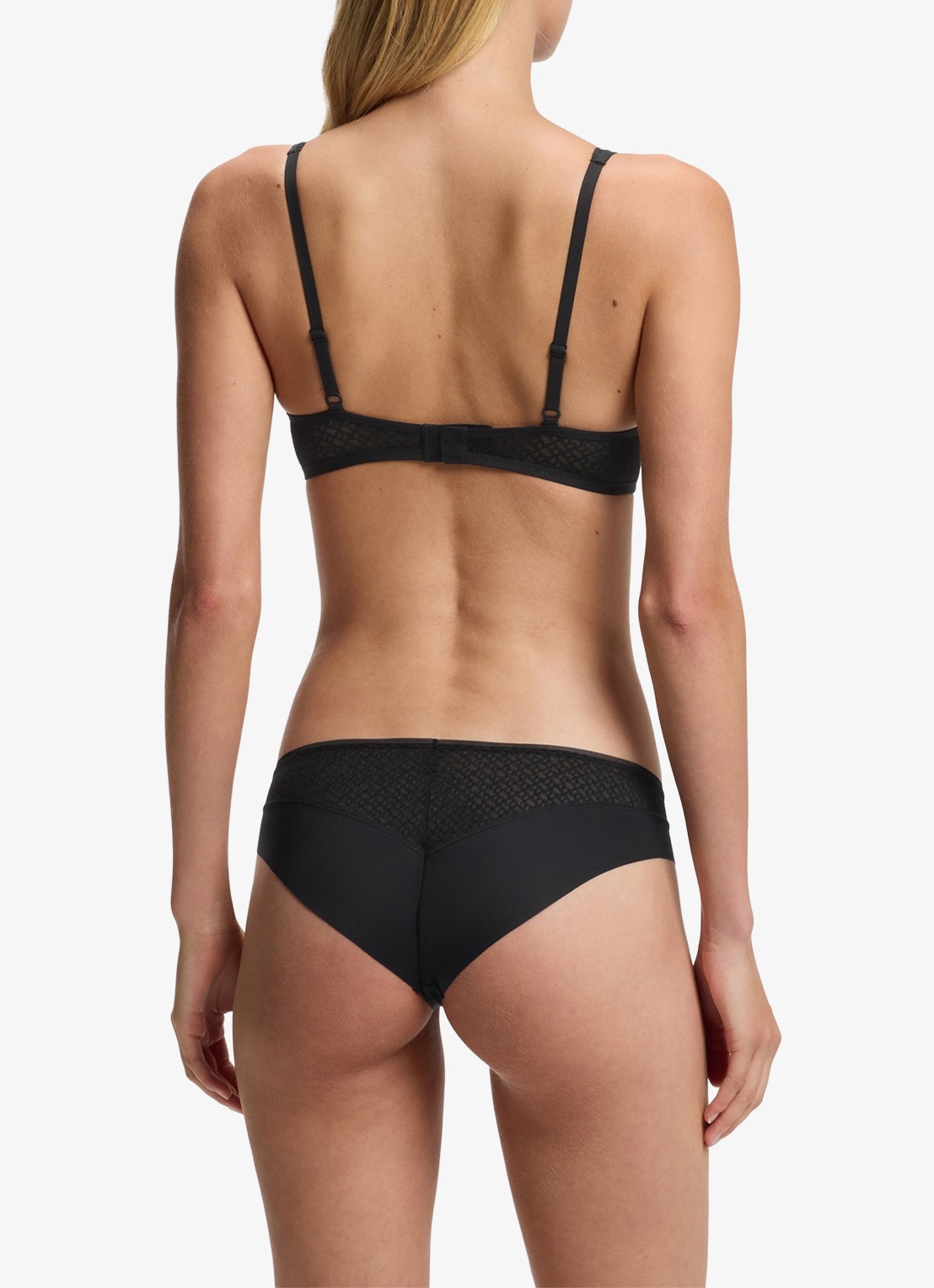 BOSS Bralette van kant - achterkant 5 zwart