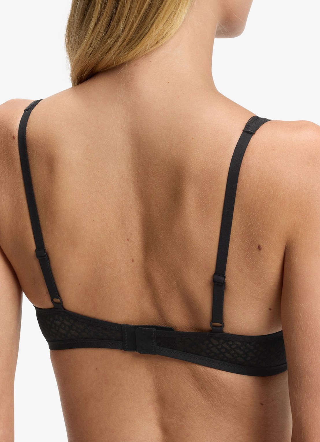 BOSS Bralette van kant - detail 3 zwart