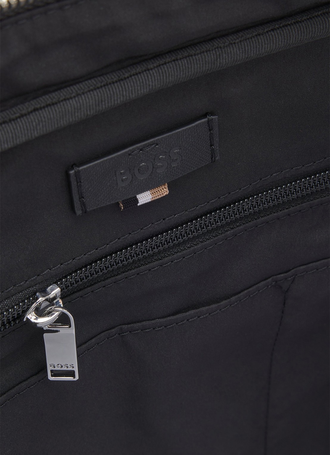 BOSS Businesstas met afneembare schouderriem - detail 3 zwart