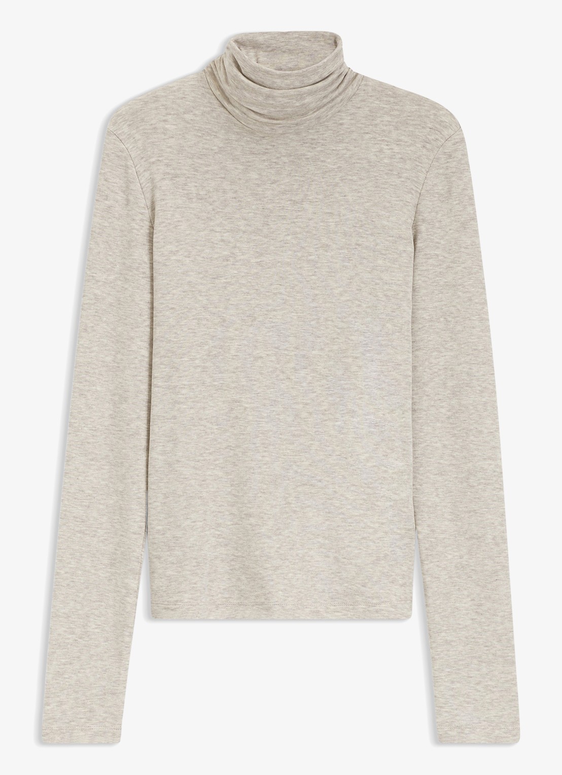 BOSS C_Eliana fijngebreide trui  met col - voorkant dark beige-256