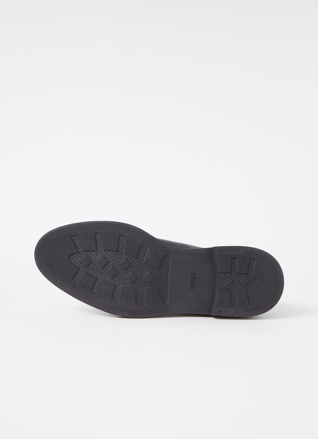 BOSS Calev chelsea boot van leer - detail 3 zwart