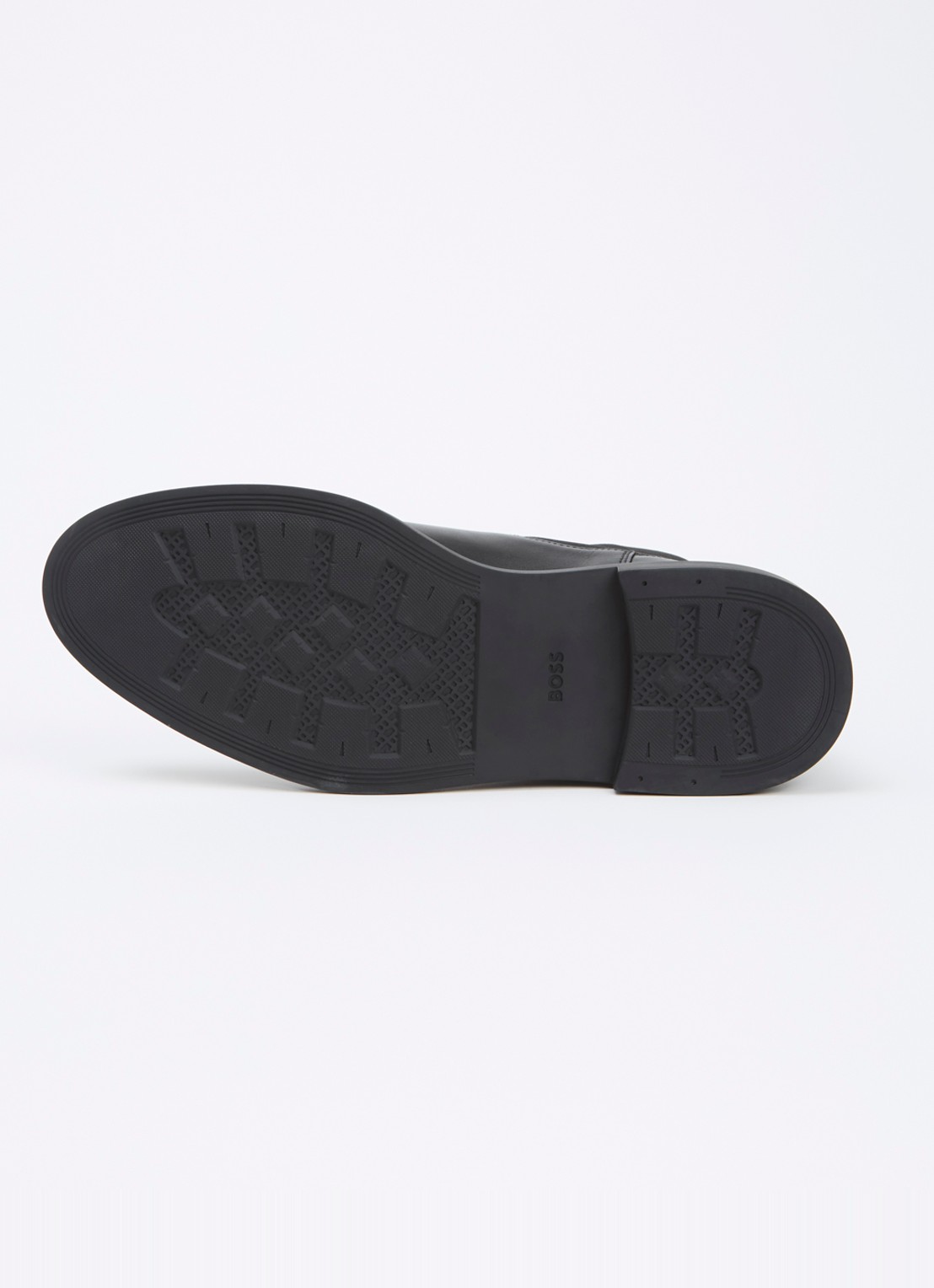 BOSS Calev chelsea boot van leer - detail 3 zwart