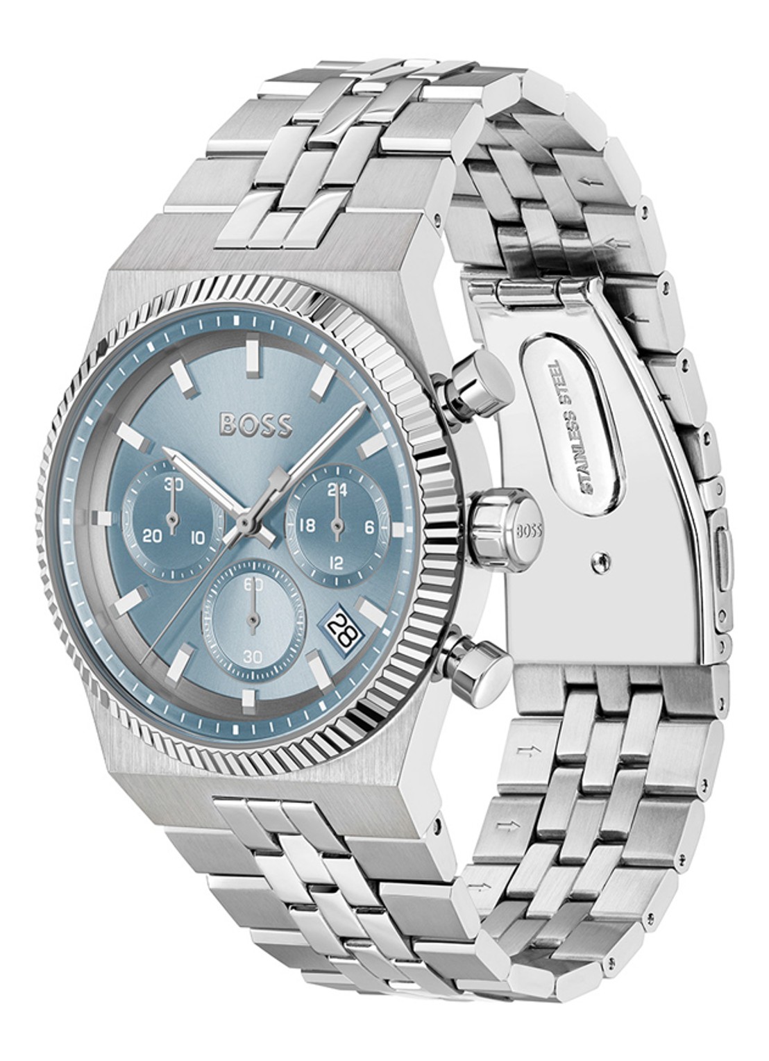 BOSS Candor Prime horloge  HB1514306  - detail 3 zilver