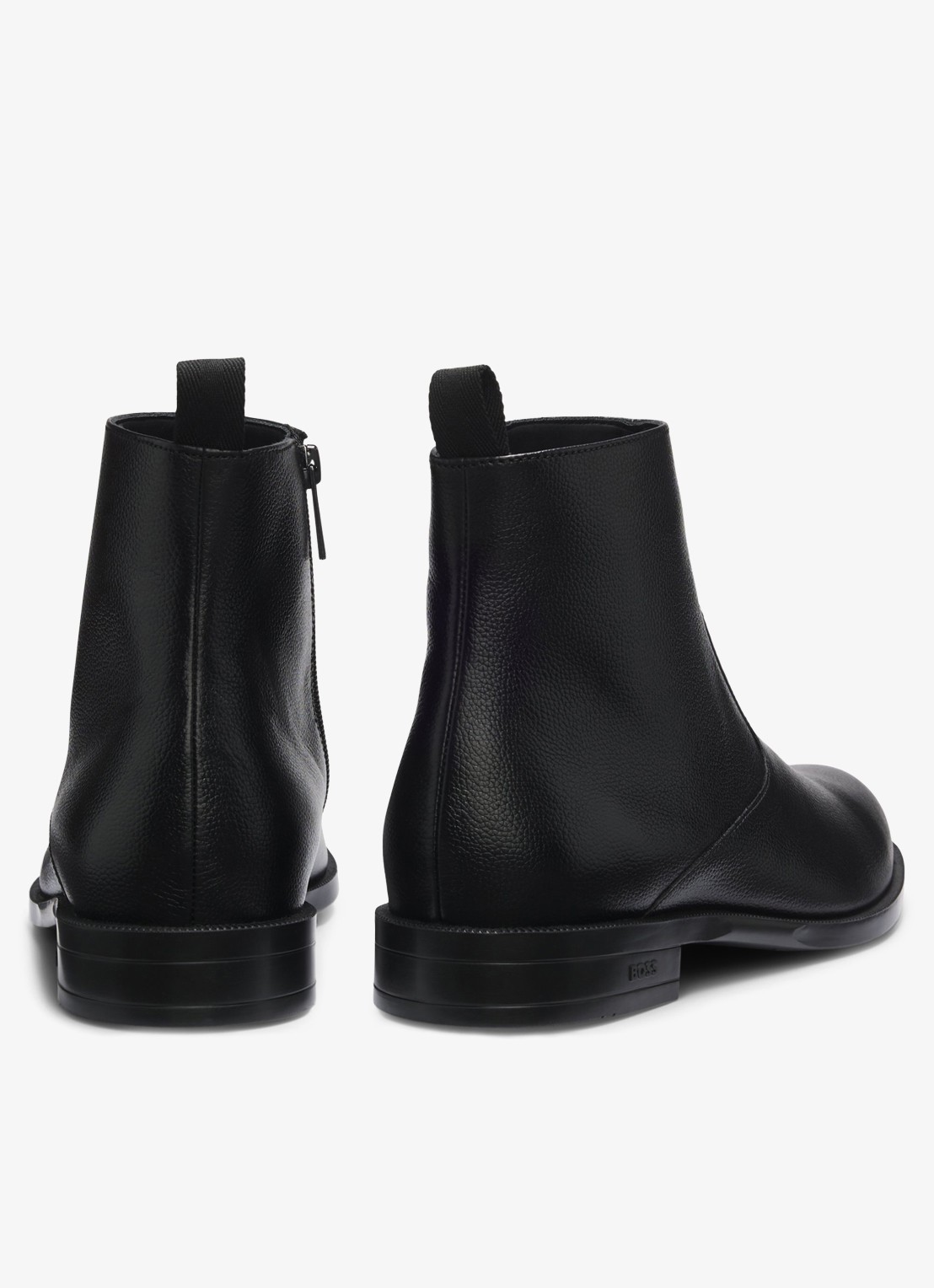 BOSS Chelsea boot van leer  - detail 5 zwart