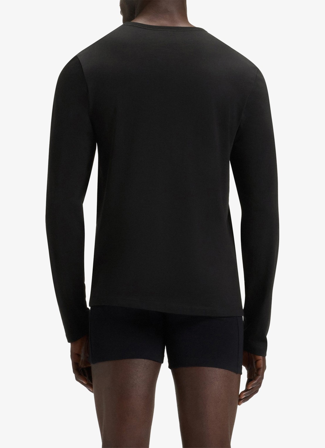 BOSS Classic longsleeve met logo in 3-pack - achterkant 3 petrol