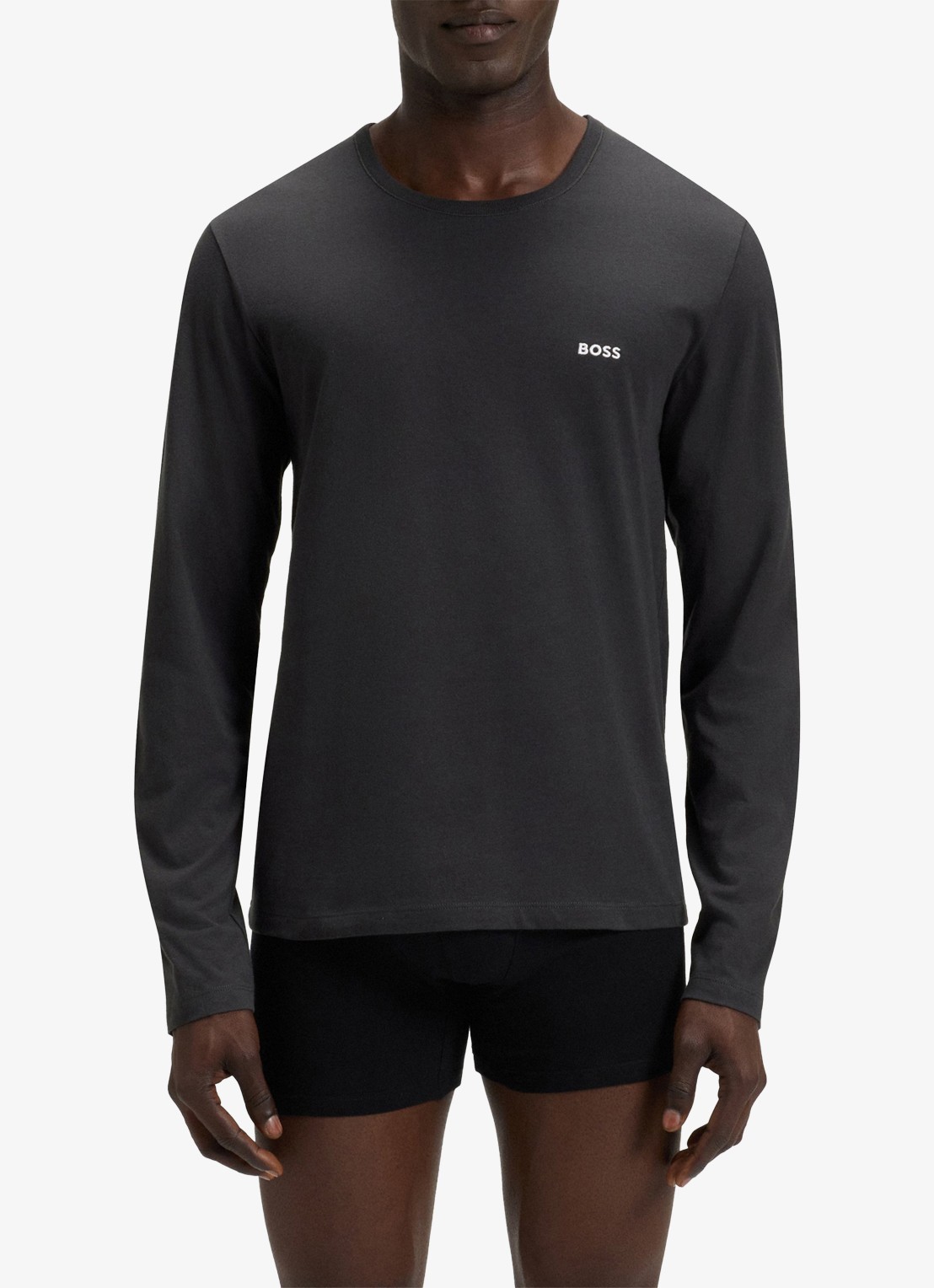 BOSS Classic longsleeve met logo in 3-pack - detail 4 petrol