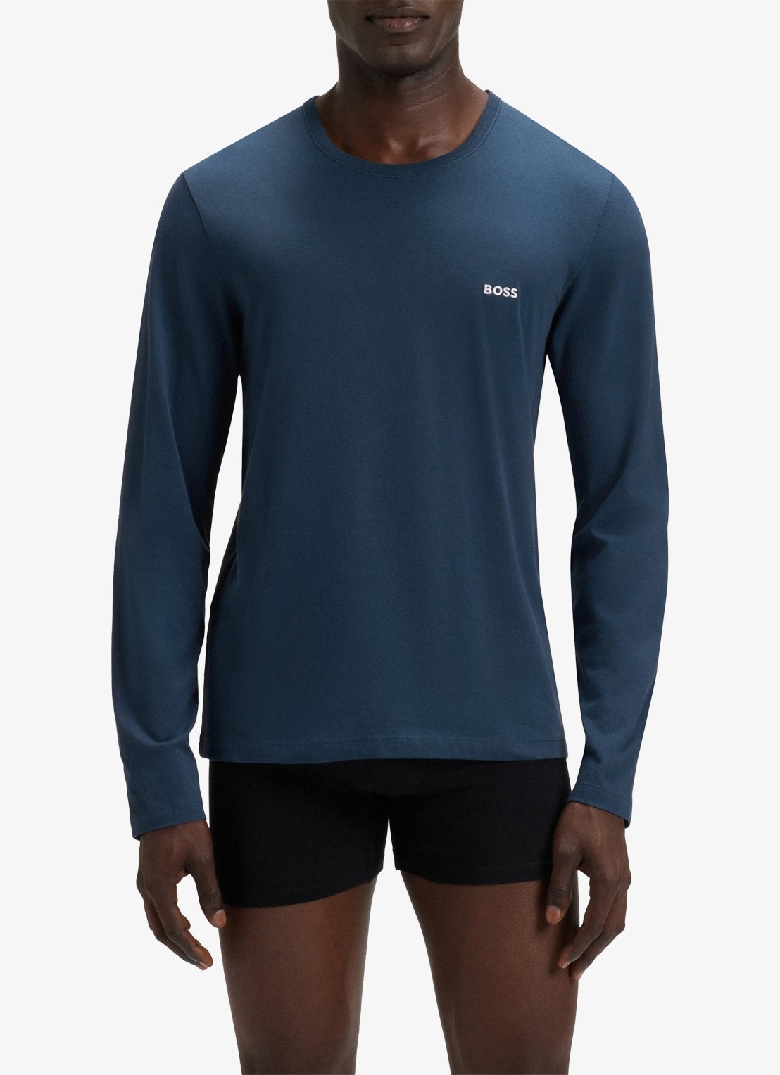 BOSS Classic longsleeve met logo in 3-pack - detail 5 petrol