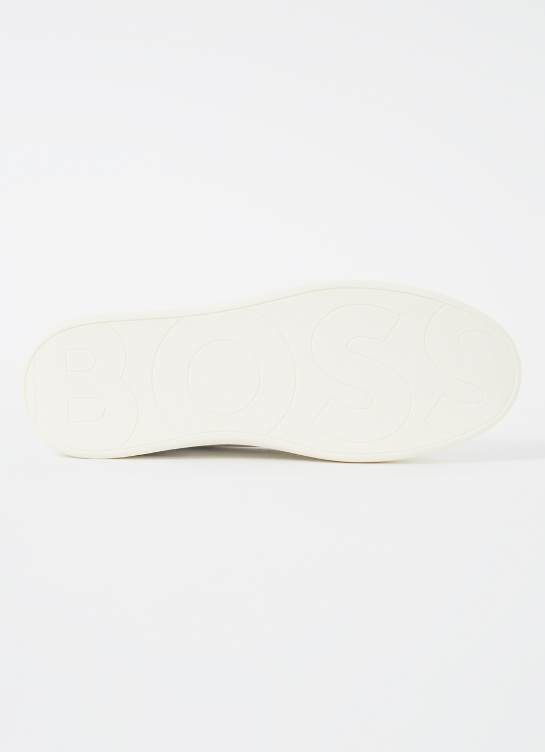 BOSS Clint sneaker van leer - detail 4 gebroken wit
