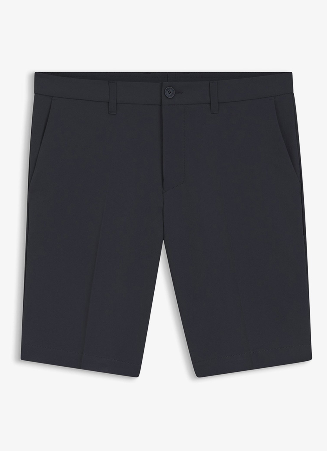 BOSS Commuter loose fit korte broek met steekzakken - voorkant 3 dark blue-402 / blauw