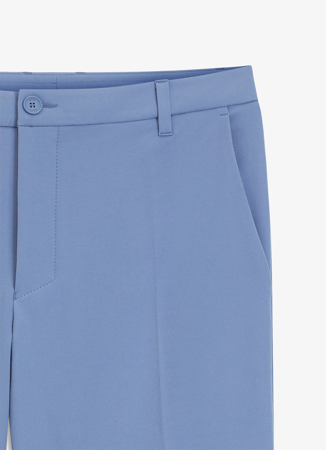 BOSS Commuter loose fit korte broek met steekzakken - detail 6 light/pastel blue-459 / blauw