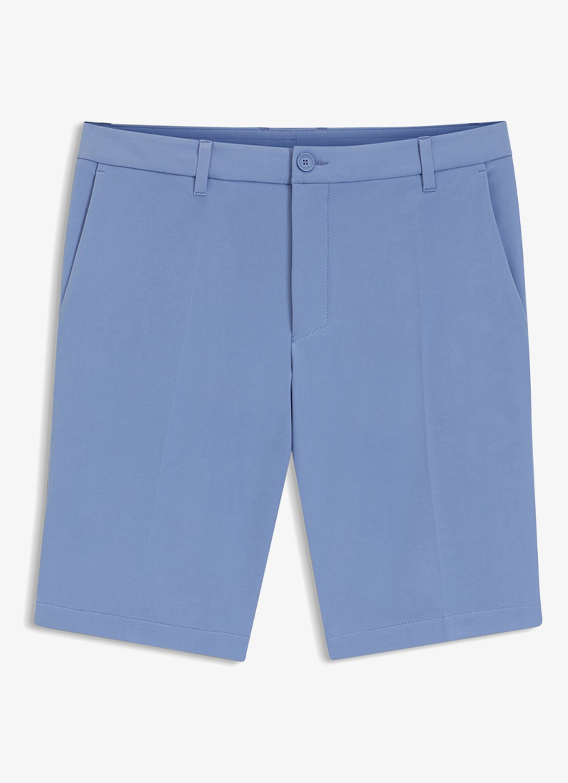 BOSS Commuter loose fit korte broek met steekzakken - voorkant light/pastel blue-459 / blauw