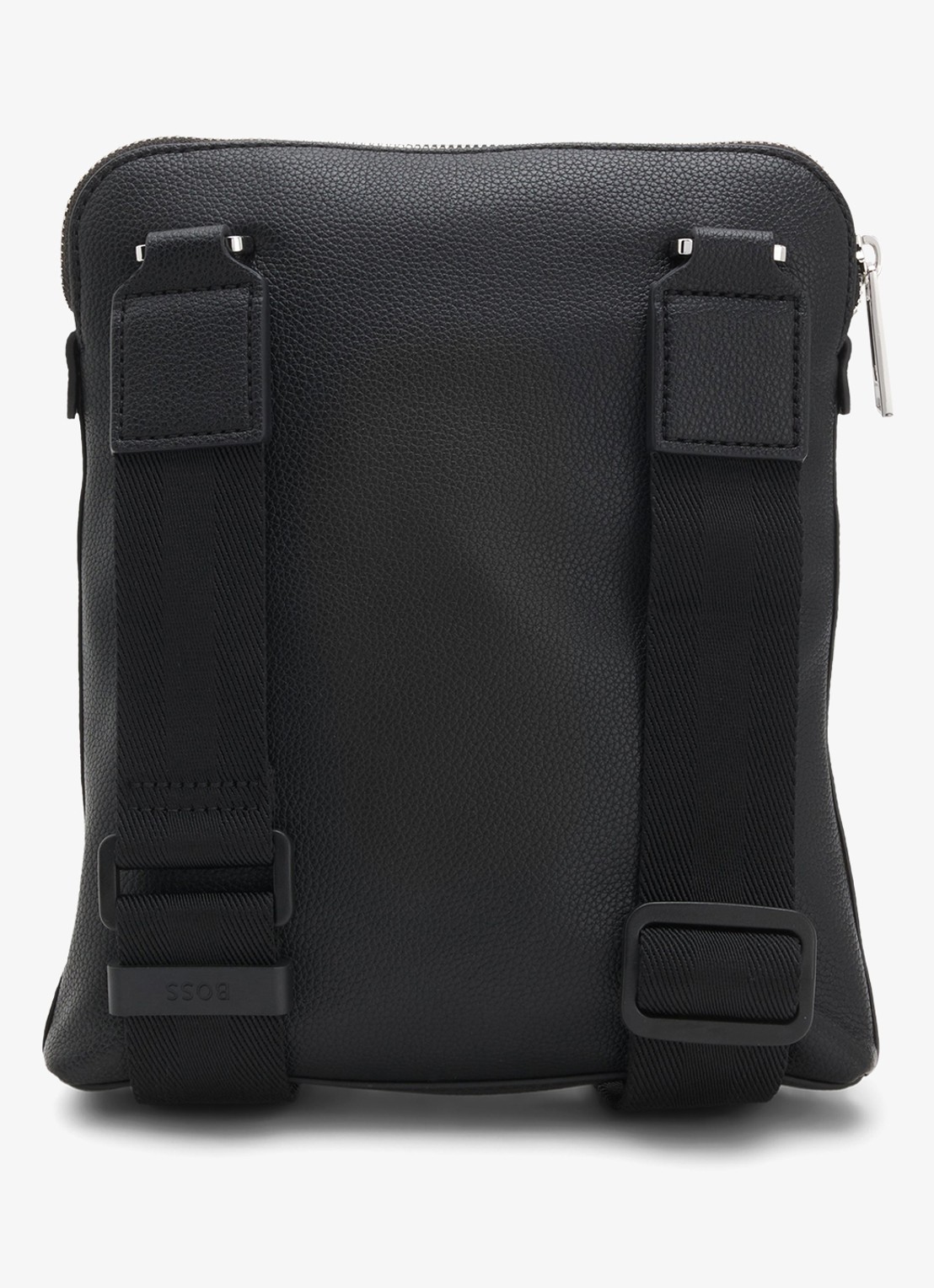 BOSS Crossbodytas met logo en verstelbare schouderriem - detail 2 zwart