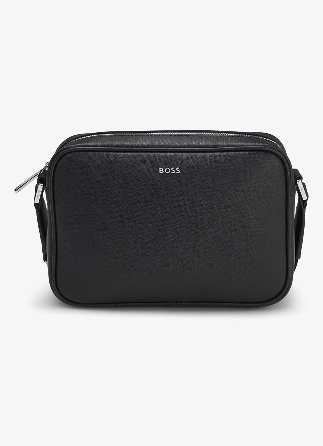 BOSS Crossbodytas met logo - voorkant zwart