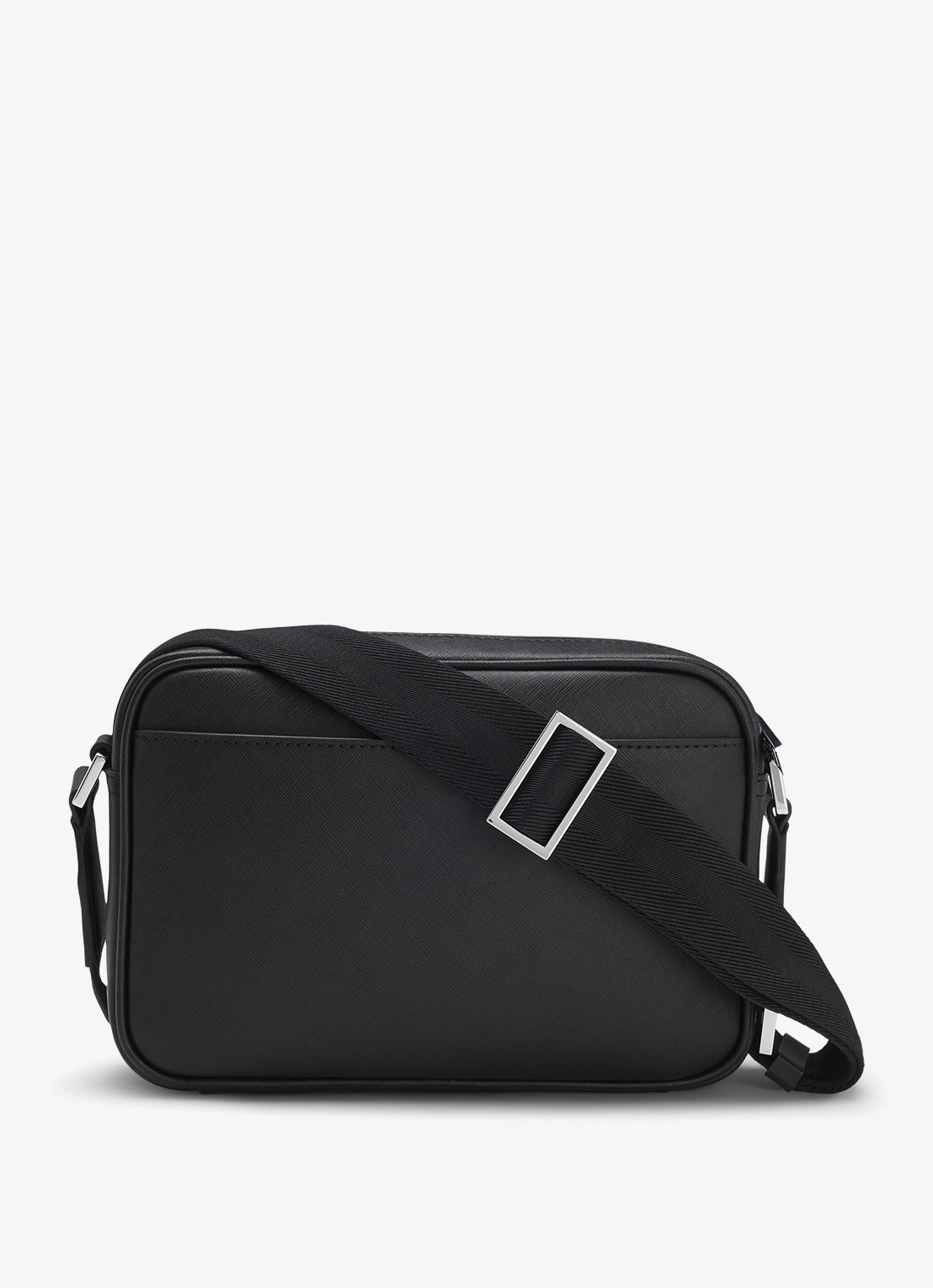 BOSS Crossbodytas met logo - voorkant 2 zwart