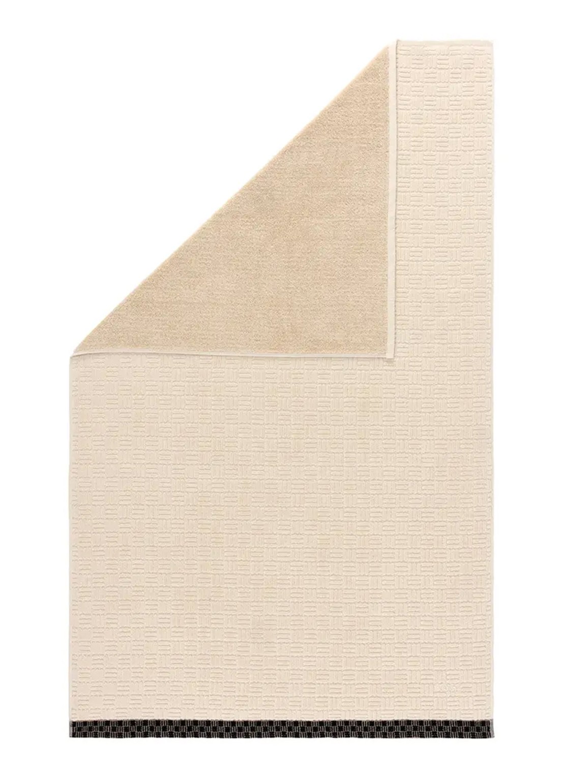 BOSS Dedale badlaken 90 x 150 cm - achterkant 3 beige