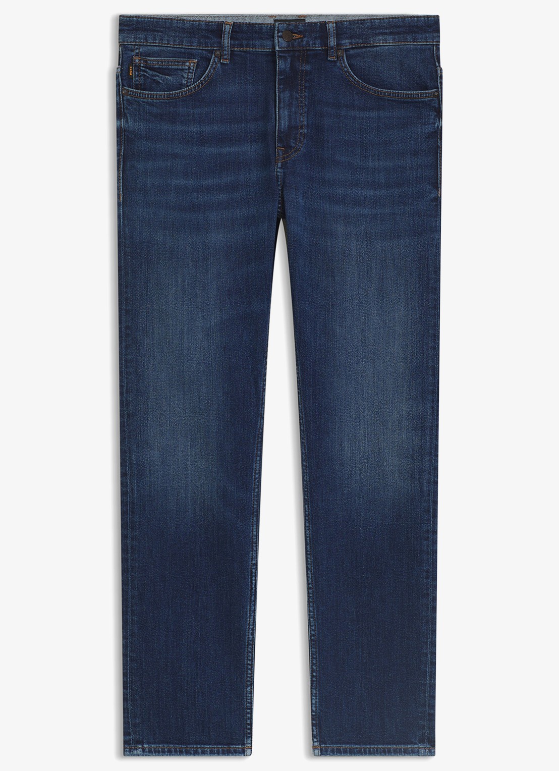BOSS Delaware Bo slim fit jeans met stretch - voorkant indigo