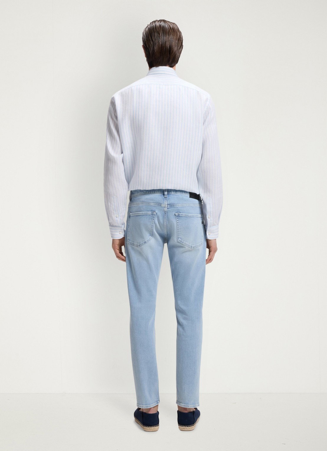 BOSS Delaware slim-fit jeans met stretch - achterkant 3 indigo
