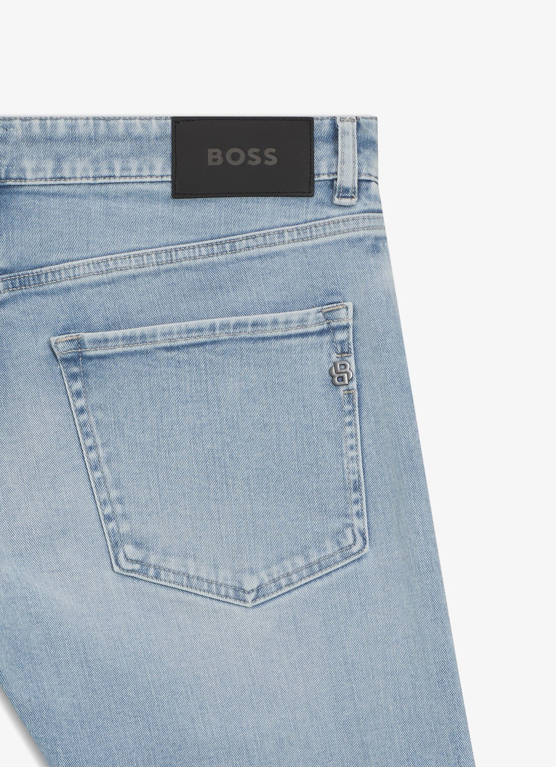 BOSS Delaware slim-fit jeans met stretch - detail 6 indigo