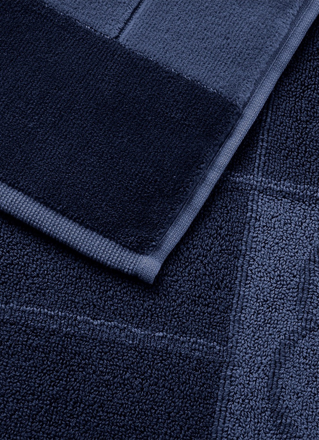 BOSS Double B badmat - 550 gr/m² - 50 x 70 cm - detail blauw