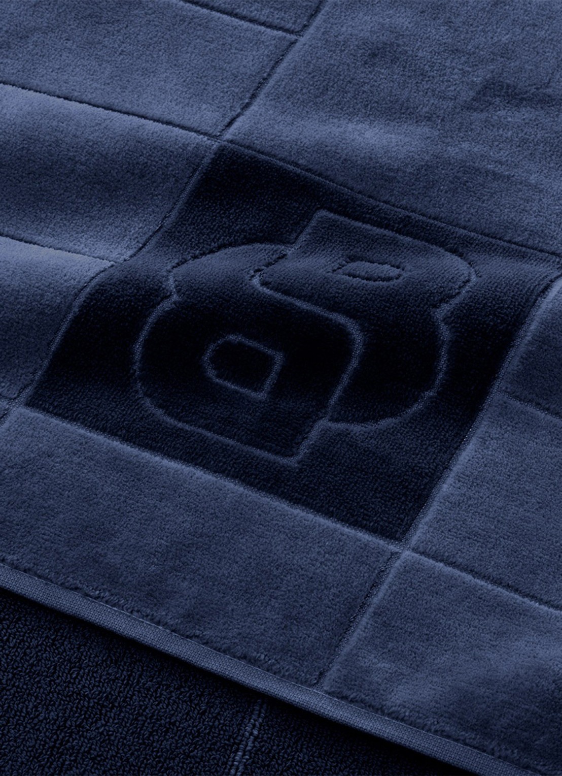 BOSS Double B badmat - 550 gr/m² - 50 x 70 cm - detail 2 blauw