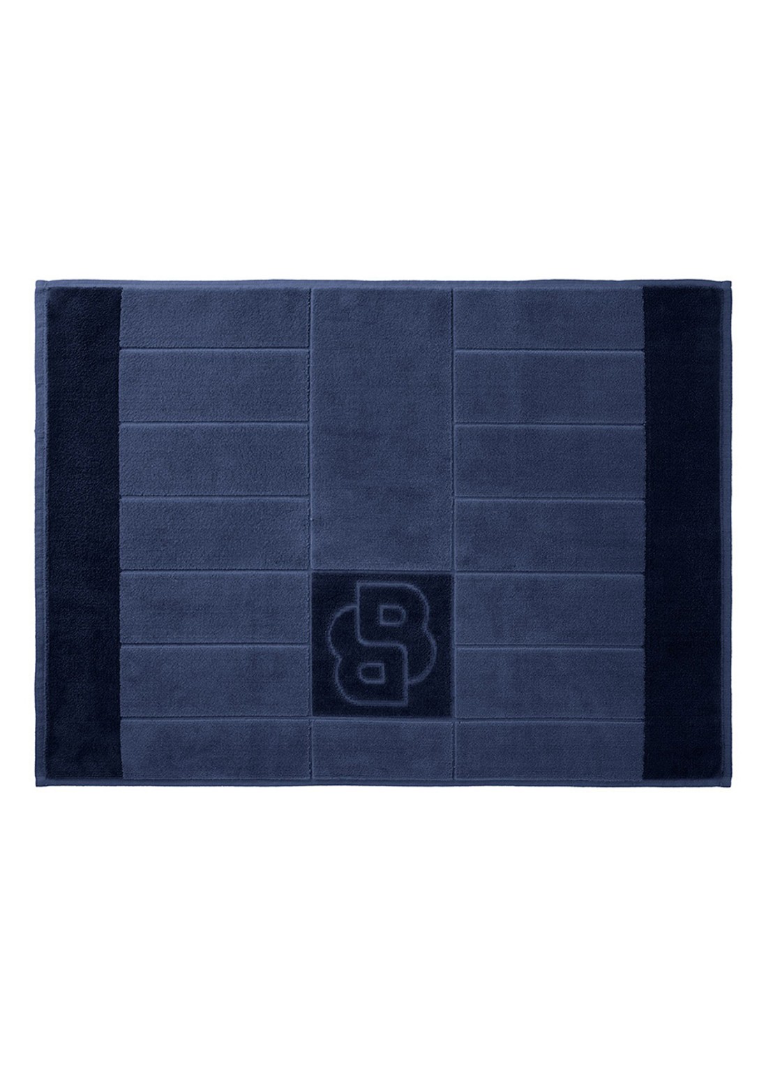 BOSS Double B badmat - 550 gr/m² - 50 x 70 cm - voorkant 3 blauw