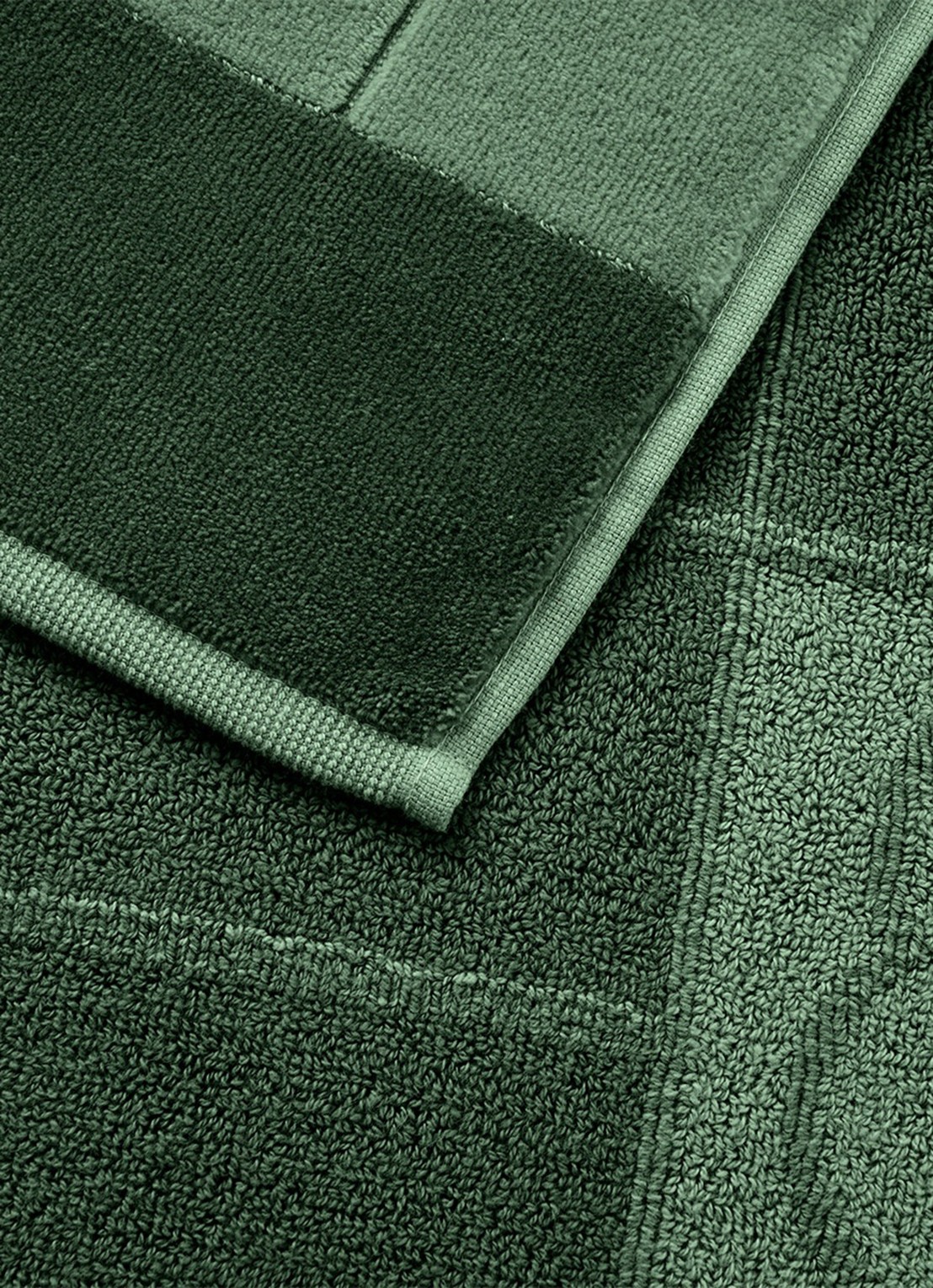 BOSS Double B badmat - 550 gr/m² - 50 x 70 cm - detail groen