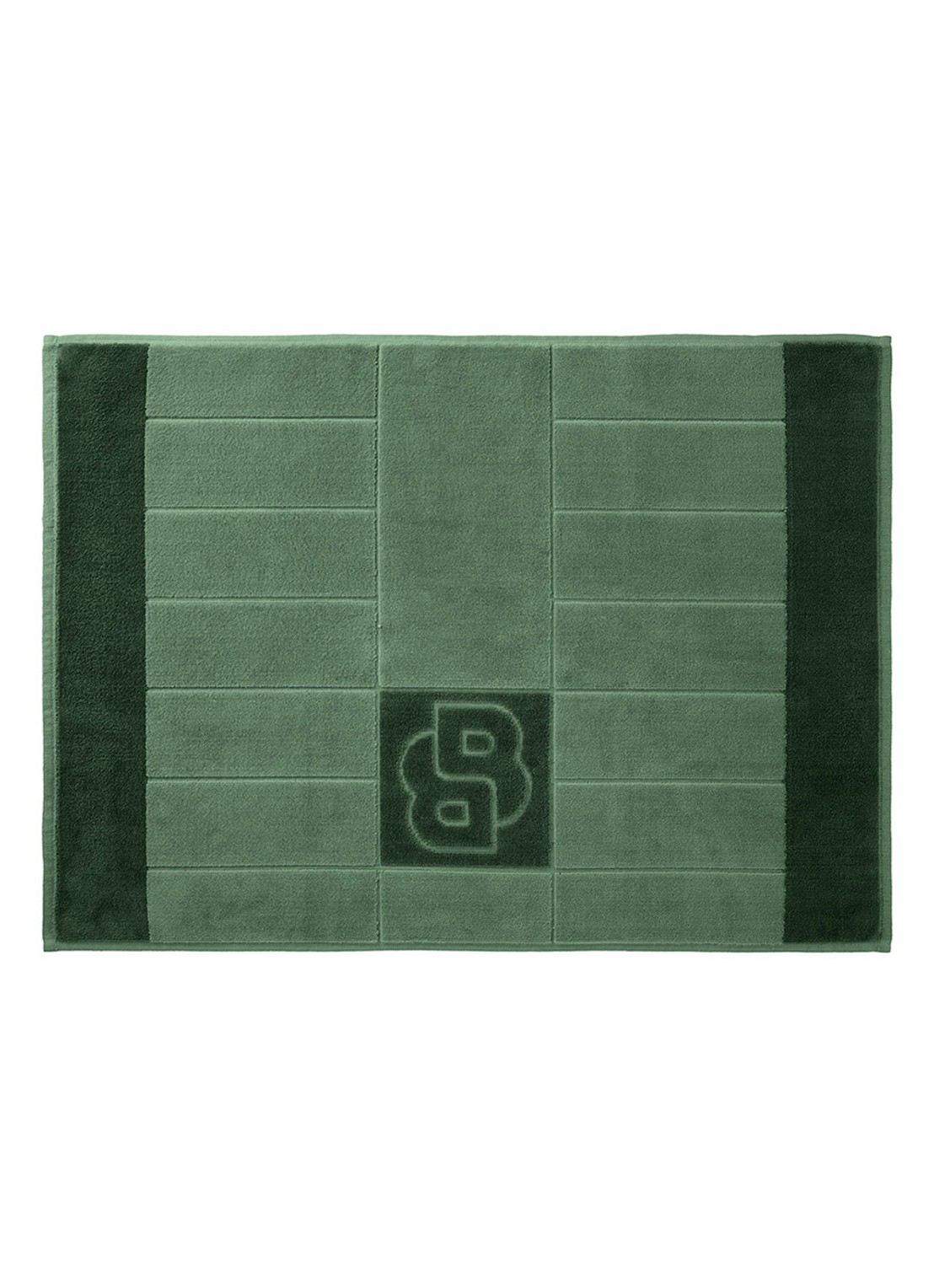 BOSS Double B badmat - 550 gr/m² - 50 x 70 cm - voorkant 3 groen