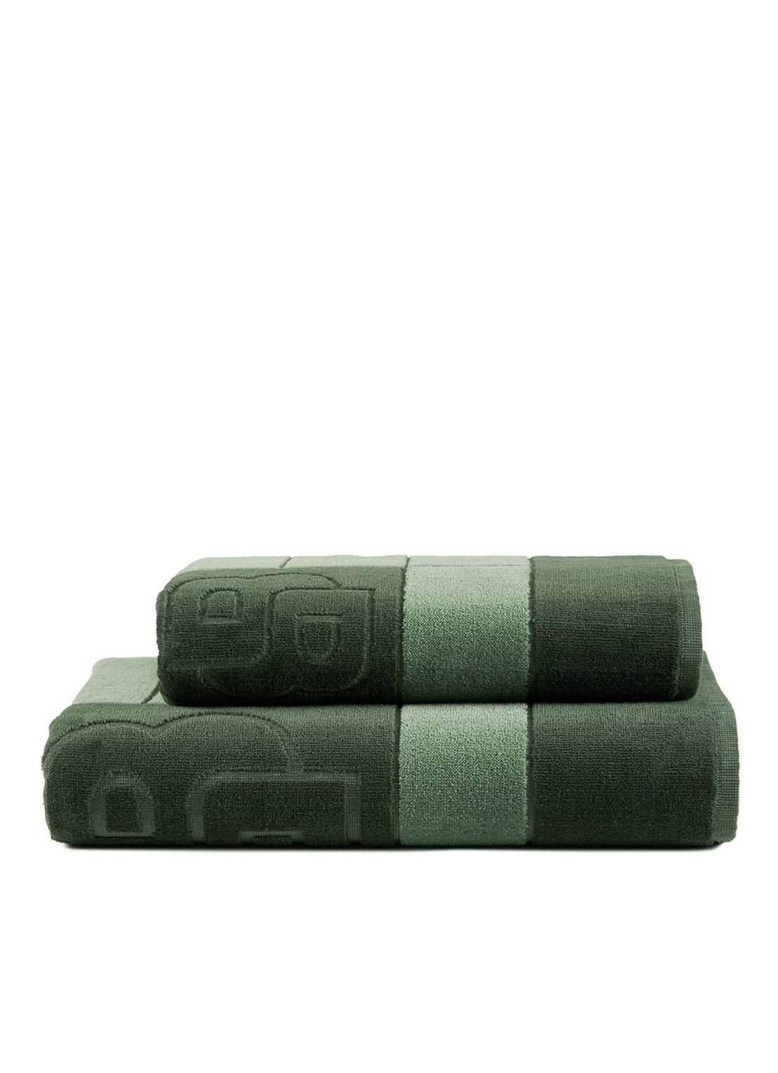 BOSS Double badhanddoek - 50 x 100 cm - detail 3 groen
